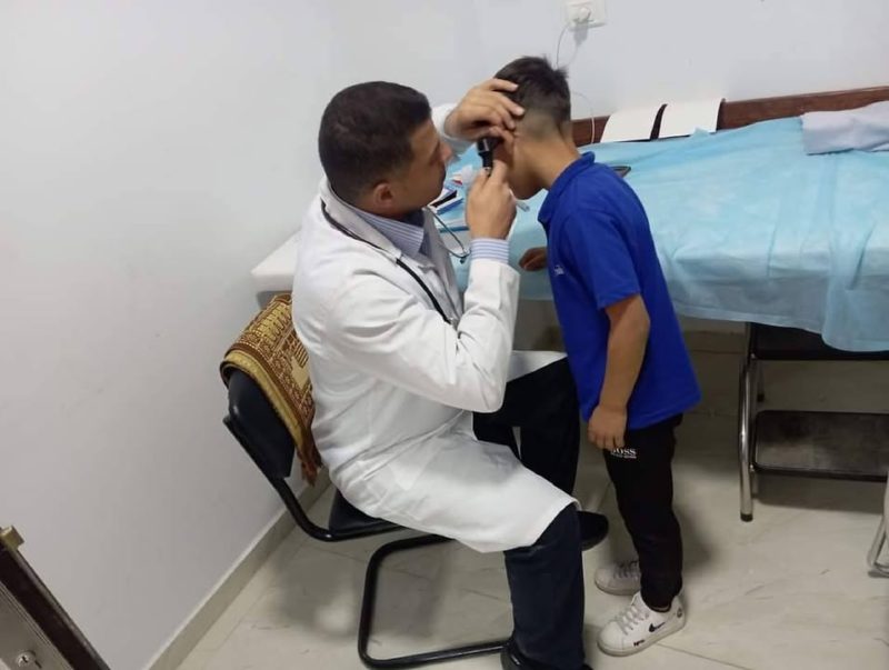 جانب من اليوم الطبي المجاني بمشاركة بين جمعية تنظيم وحماية الأسرة الفلسطينية وبلدية كوبر – صورة 2
