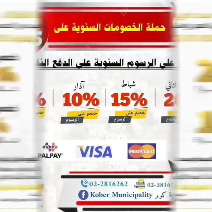 منح خصومات تشجيعية للمبادرين بالتسديد